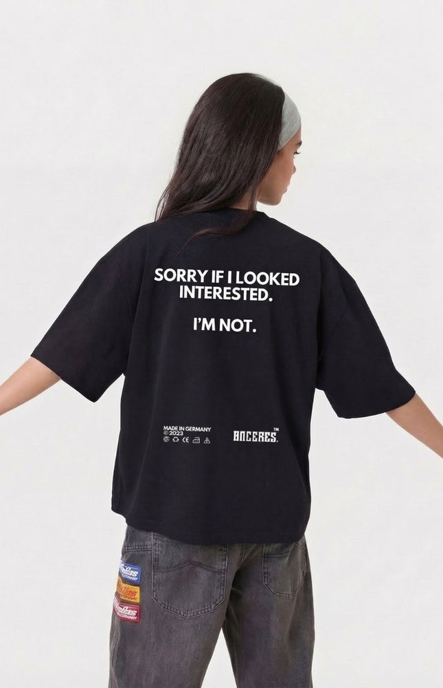 Sorry if i looked interested.