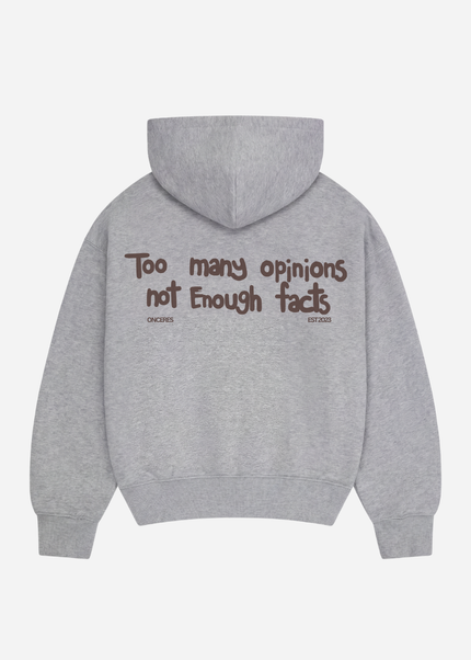 Too many opinions not enough facts