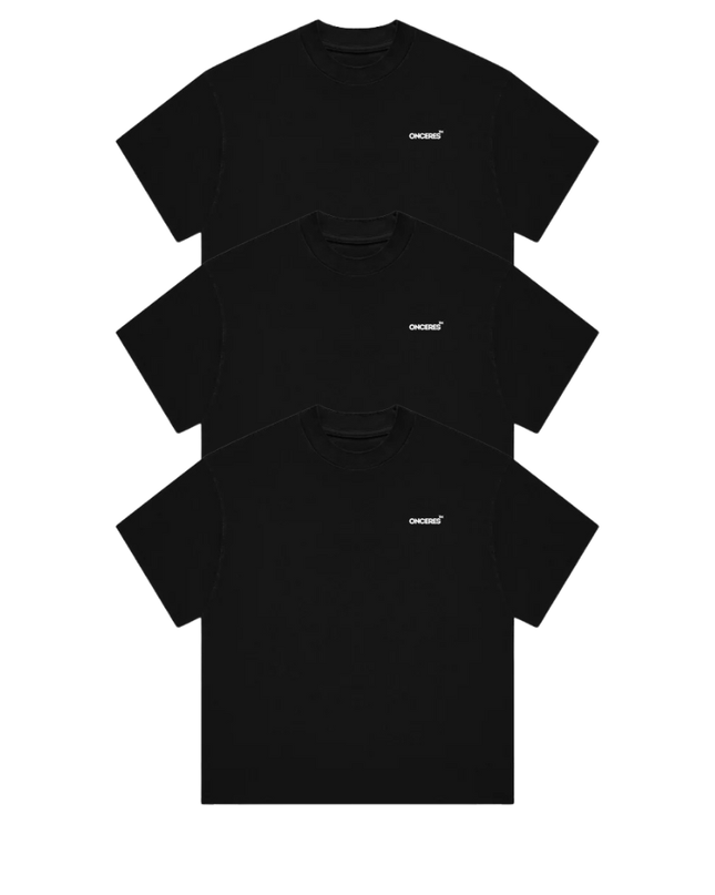 3er Schwarz Basic Bundle - Members only - Onceres™