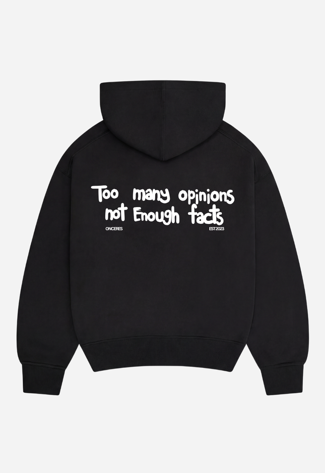 Too many opinions not enough facts