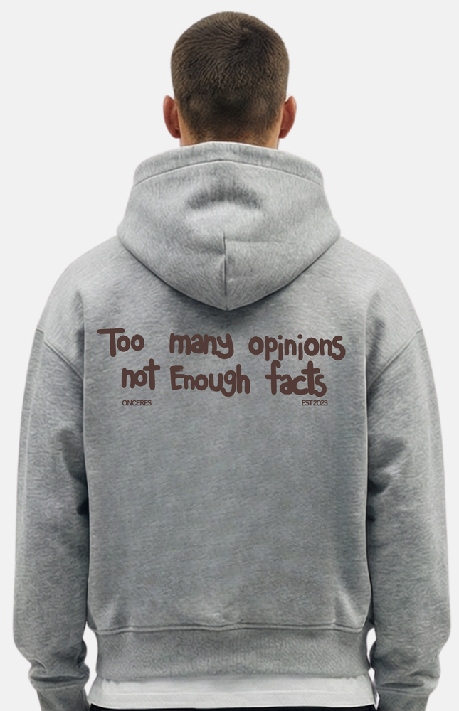 Too many opinions not enough facts