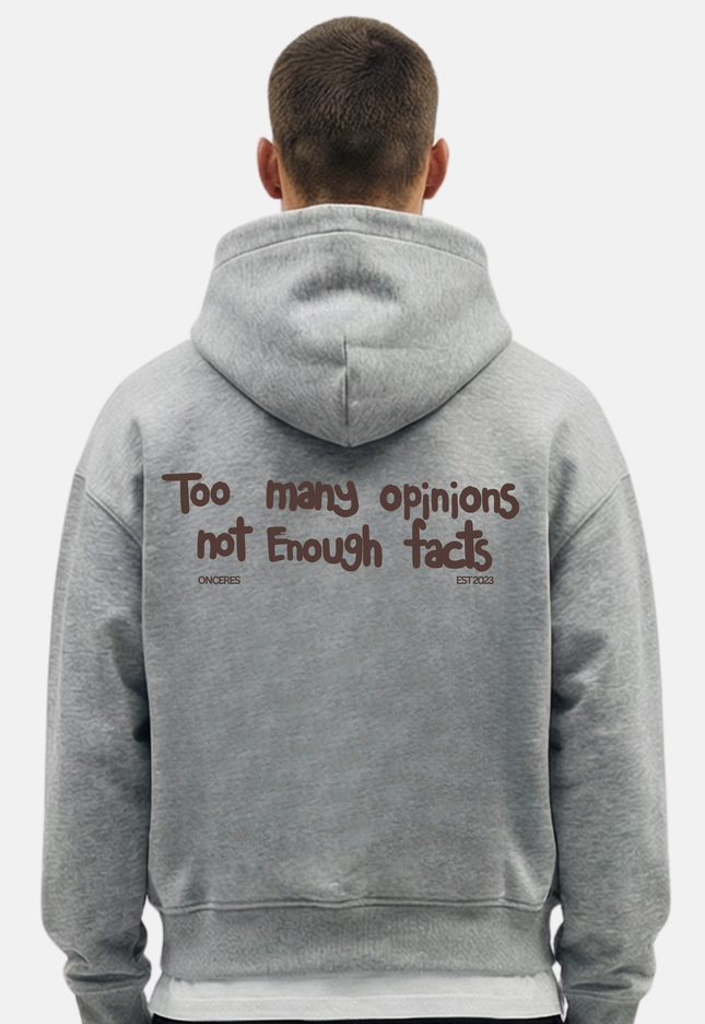 Too many opinions not enough facts