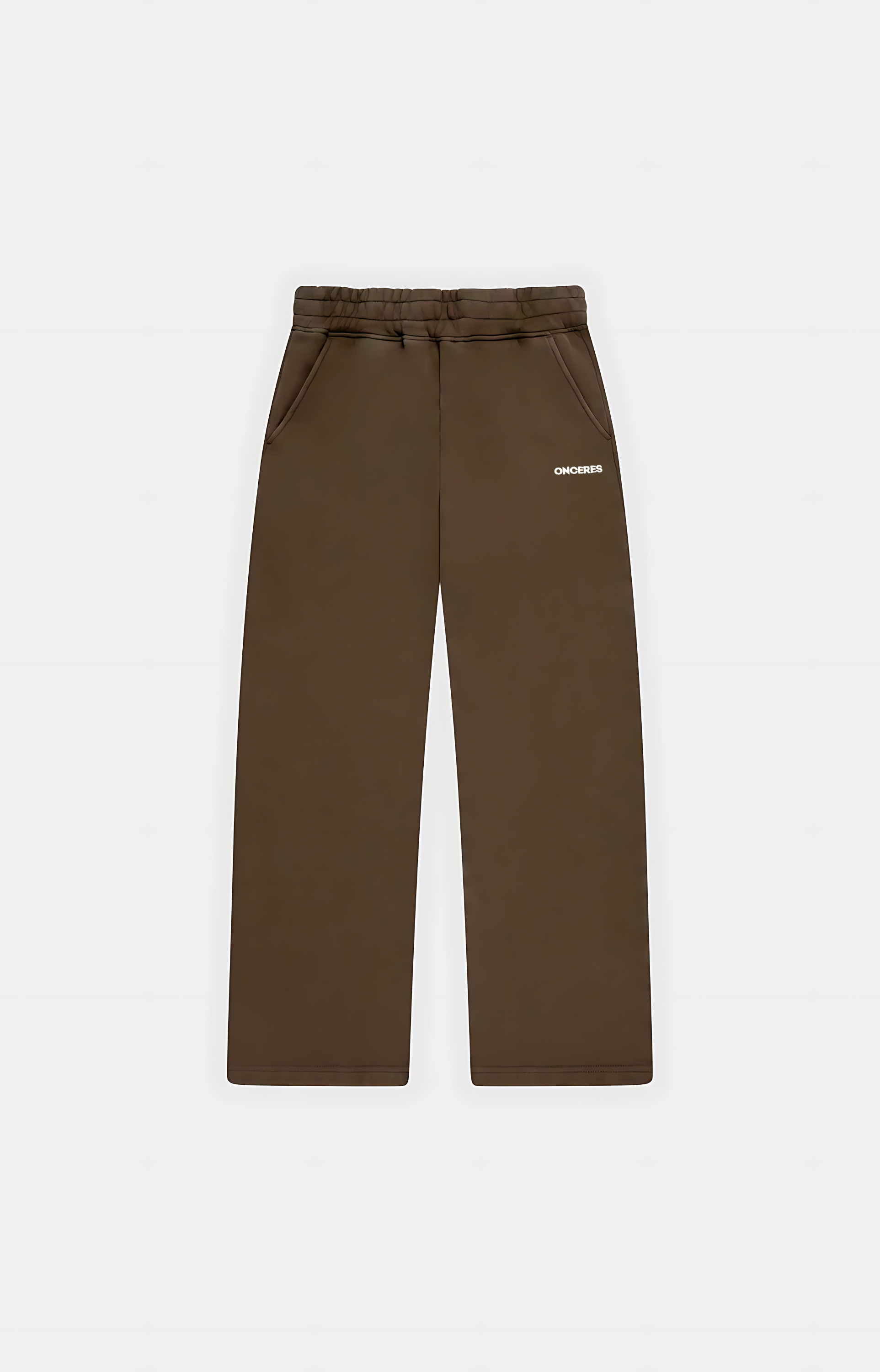 Open Leg Track Pants Braun