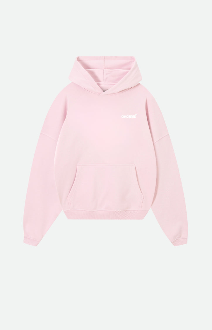 Logo oversize Hoodie - Rosa