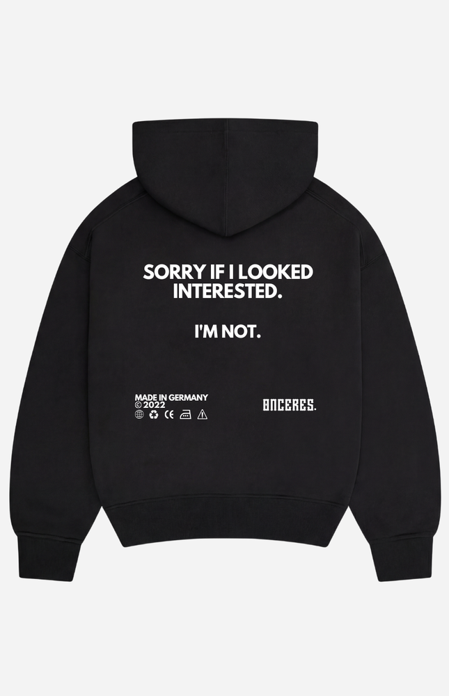 Sorry if i looked interested.