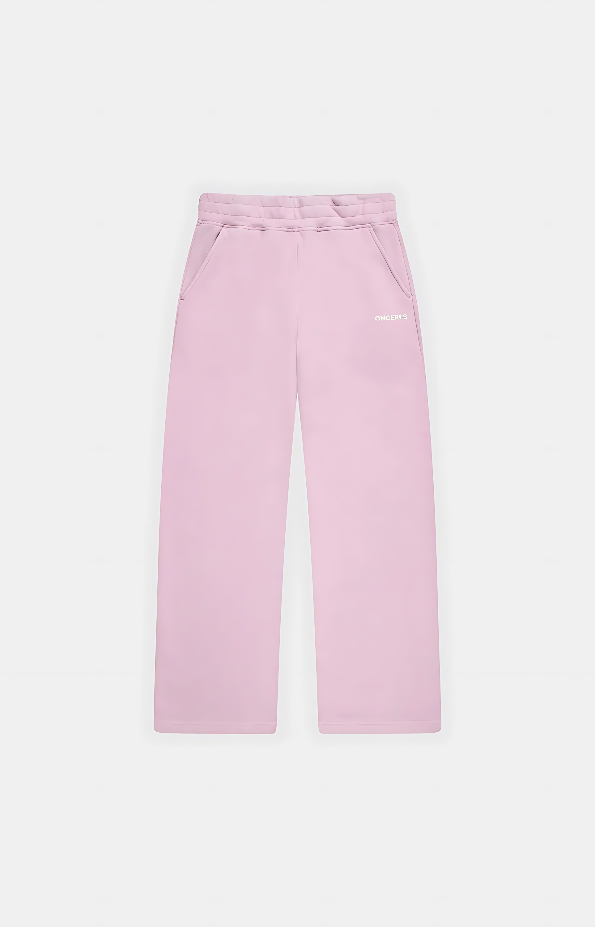 Open Leg Track Pants Pink