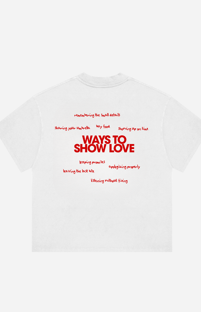 WAYS TO SHOW LOVE