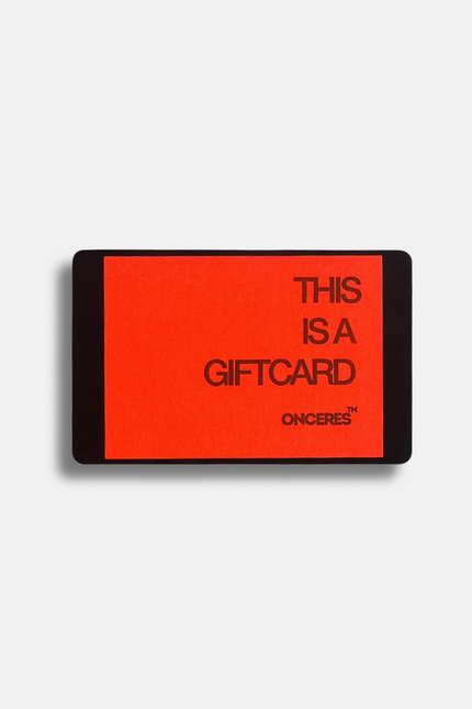 onceres Giftcard (PLASTIKKARTE)