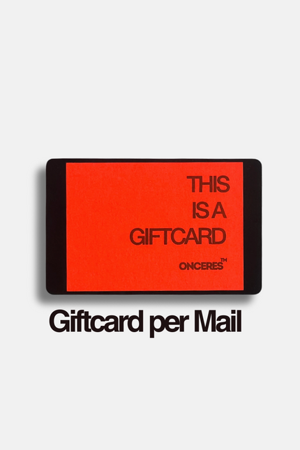 onceres Giftcard (Mail Version)