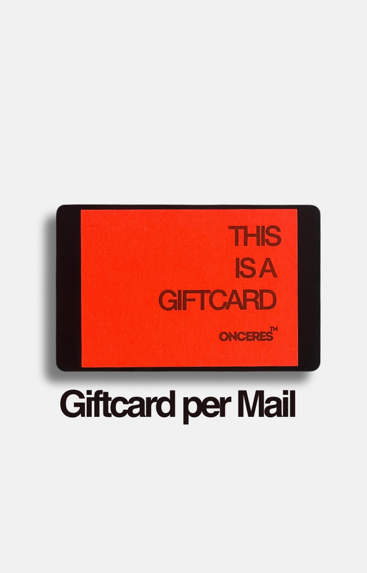 onceres Giftcard (Mail Version)