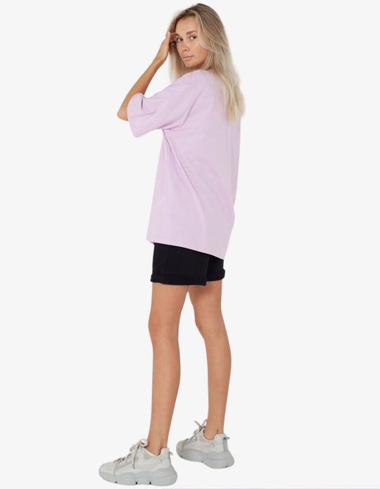 Elipse Logo oversize Shirt - Lilac - Onceres™