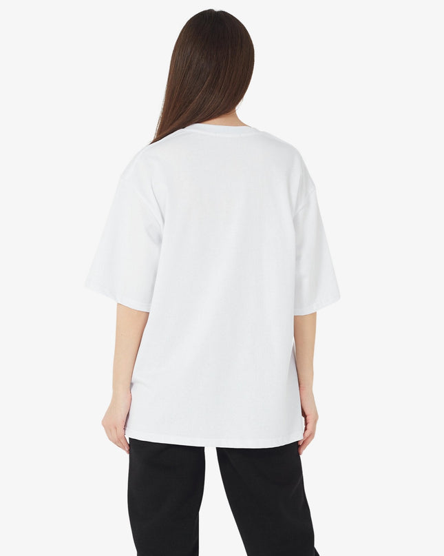 Elipse Logo oversize Shirt - Weiß - Onceres™