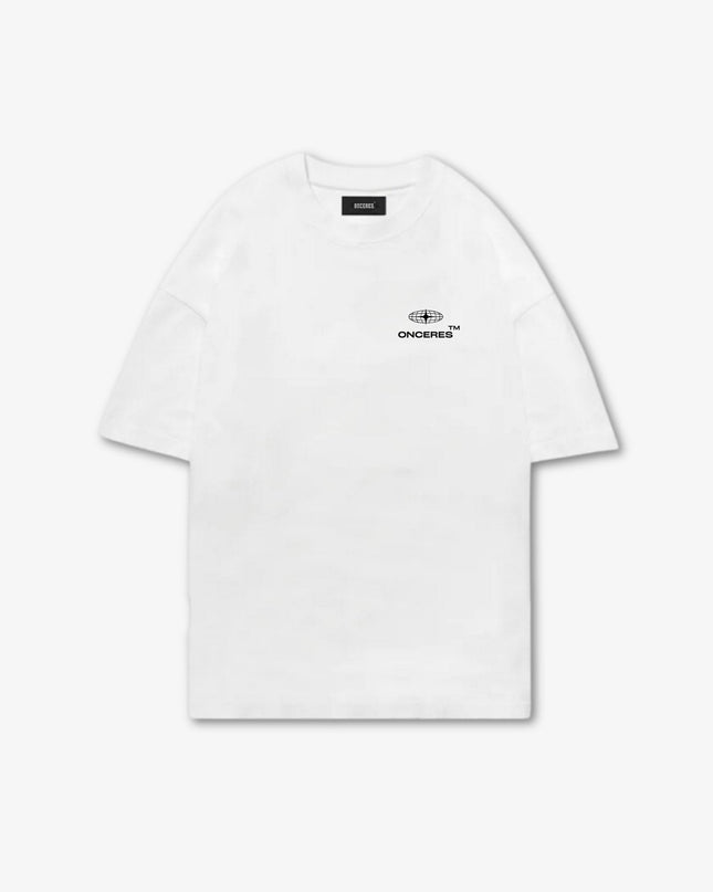 Elipse Logo oversize Shirt - Weiß - Onceres™