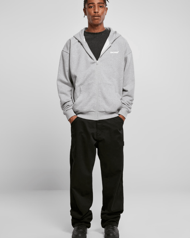 Essential Zip Hoodie - Grau - Onceres™
