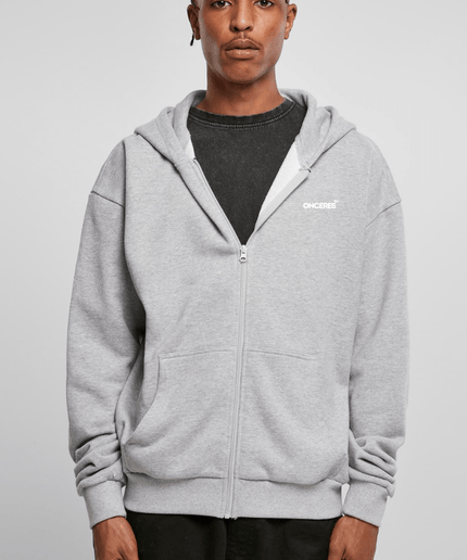 Essential Zip Hoodie - Grau - Onceres™