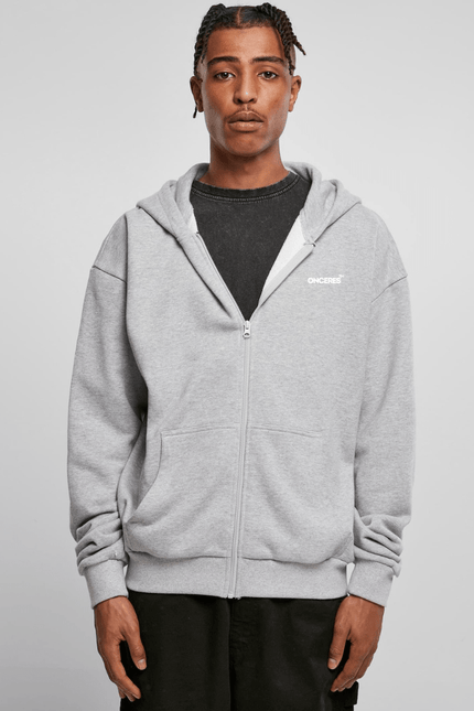Essential Zip Hoodie - Grau - Onceres™