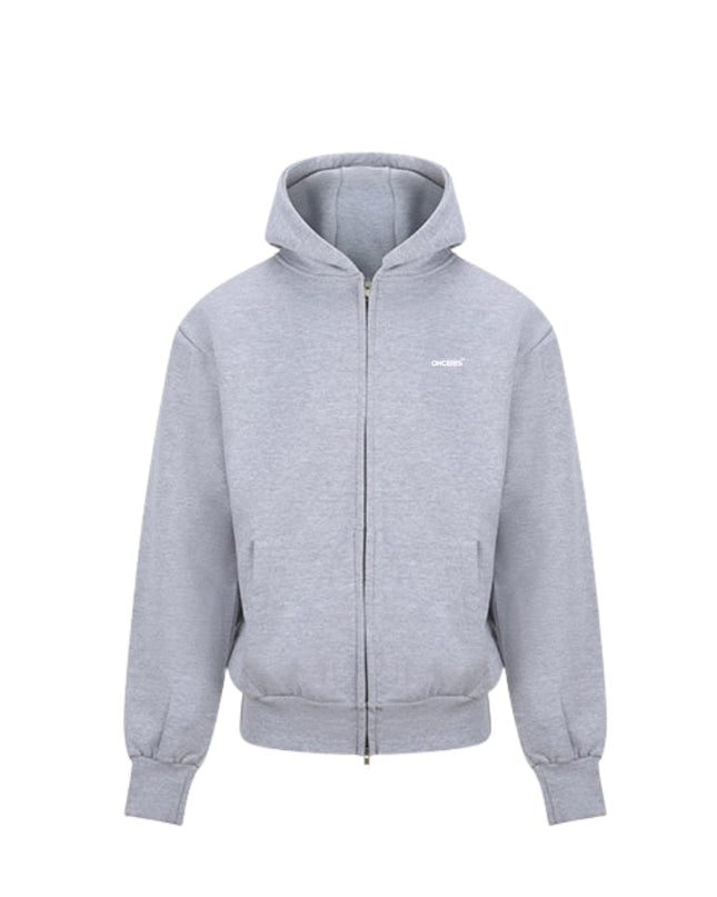 Essential Zip Hoodie - Grau - Onceres™