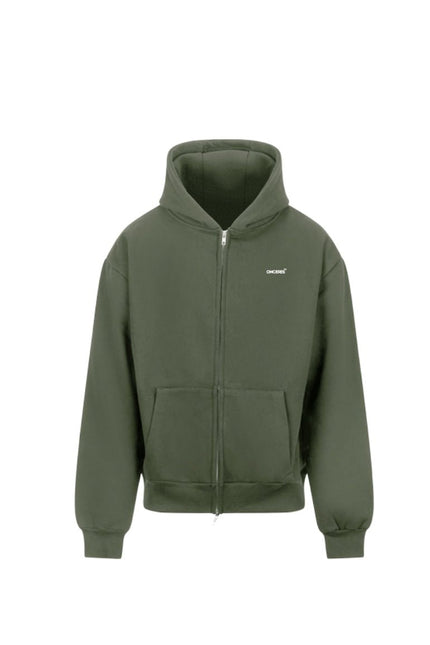 Essential Zip Hoodie - Grün - Onceres™