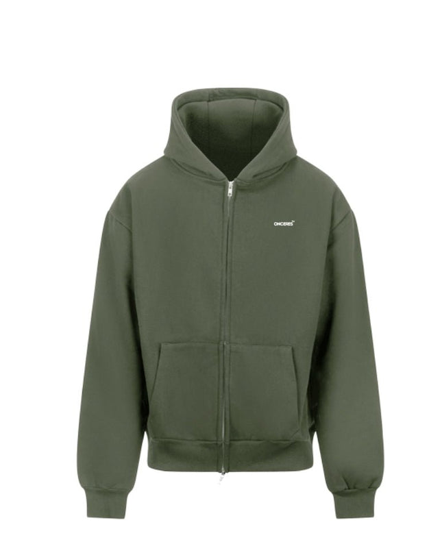 Essential Zip Hoodie - Grün - Onceres™