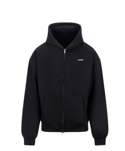 Essential Zip Hoodie - Schwarz - Onceres™