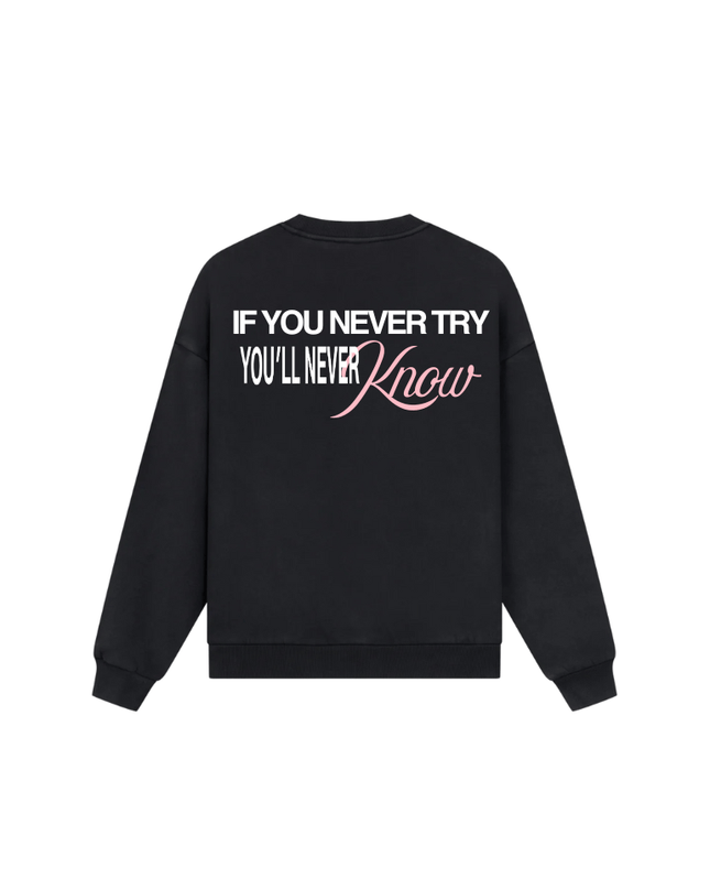 If you never try - Crewneck - Onceres™