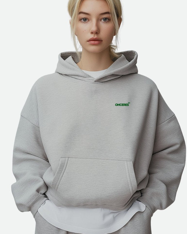 Logo oversize Hoodie - Grau - Onceres™