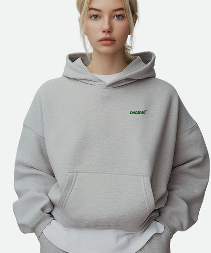 Logo oversize Hoodie - Grau - Onceres™