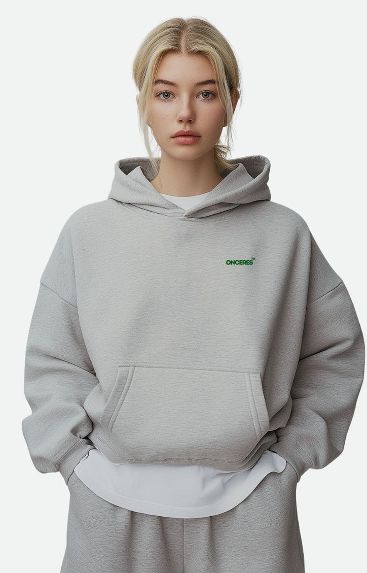 Logo oversize Hoodie - Grau - Onceres™