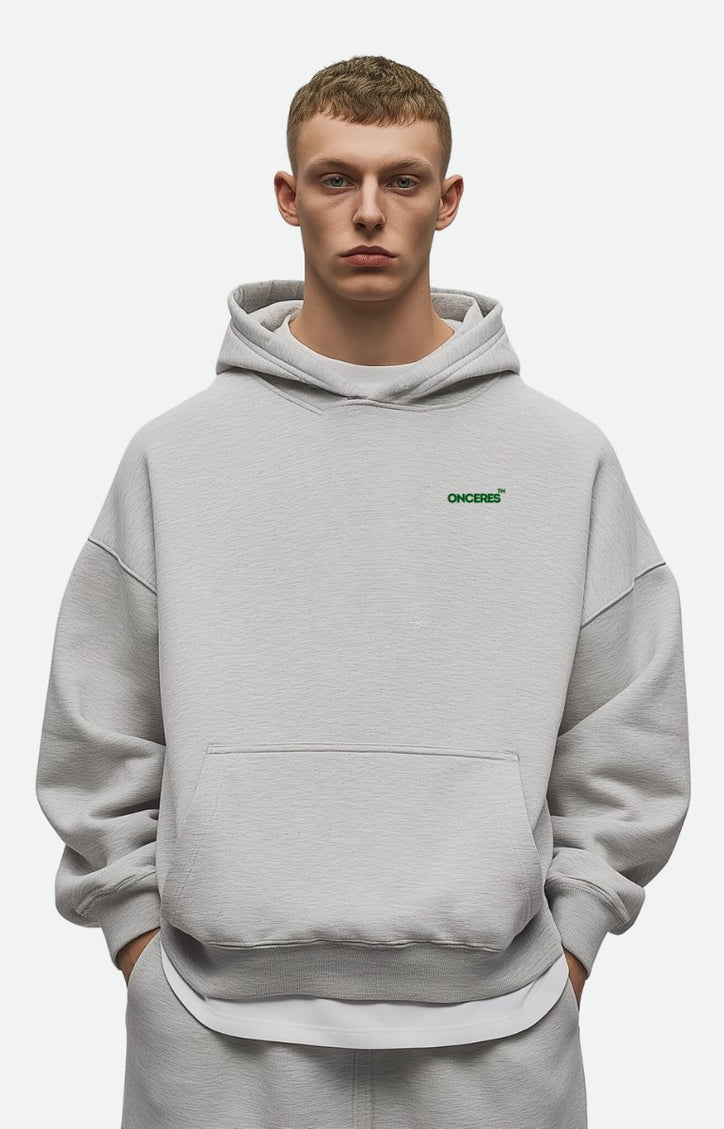 Logo oversize Hoodie - Grau - Onceres™