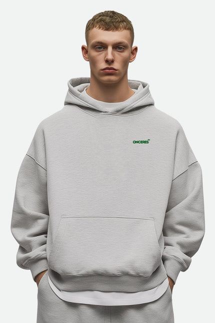 Logo oversize Hoodie - Grau - Onceres™