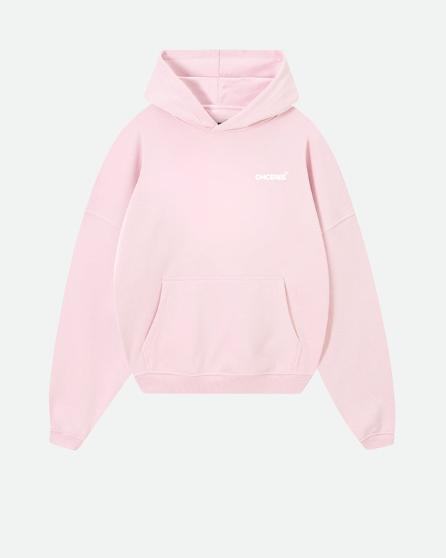 Logo oversize Hoodie - Rosa - Onceres™