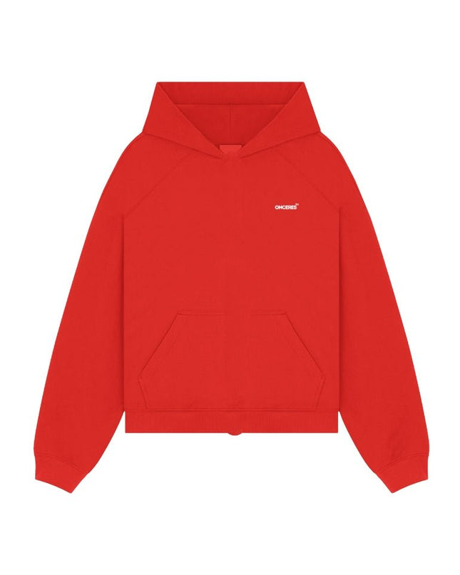 Logo oversize Hoodie - Rot - Onceres™