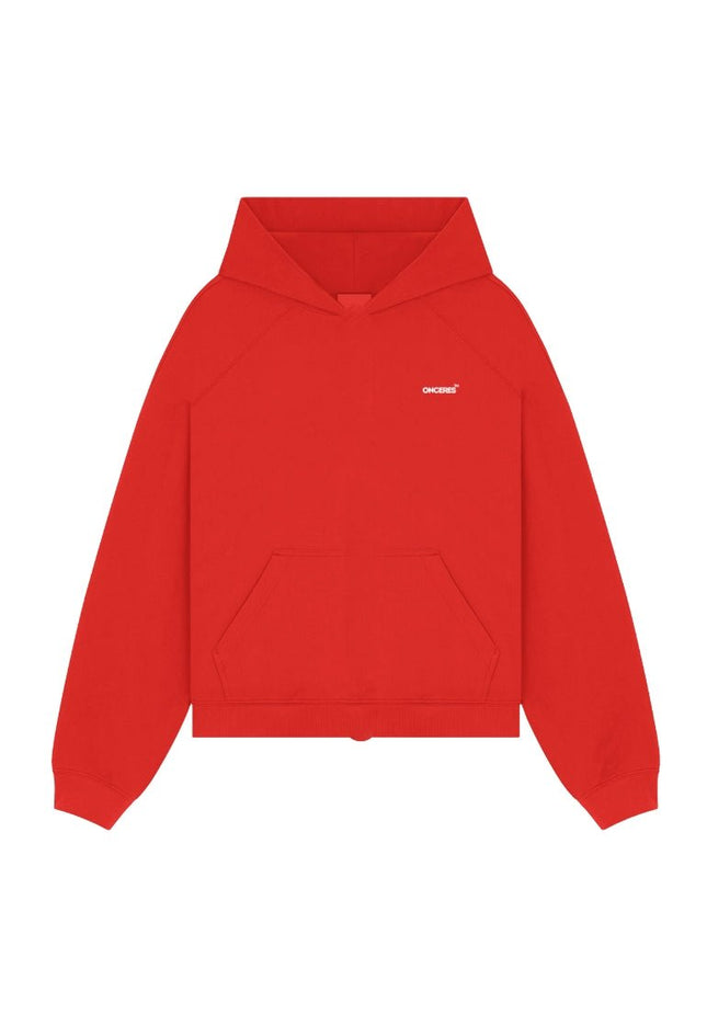 Logo oversize Hoodie - Rot - Onceres™