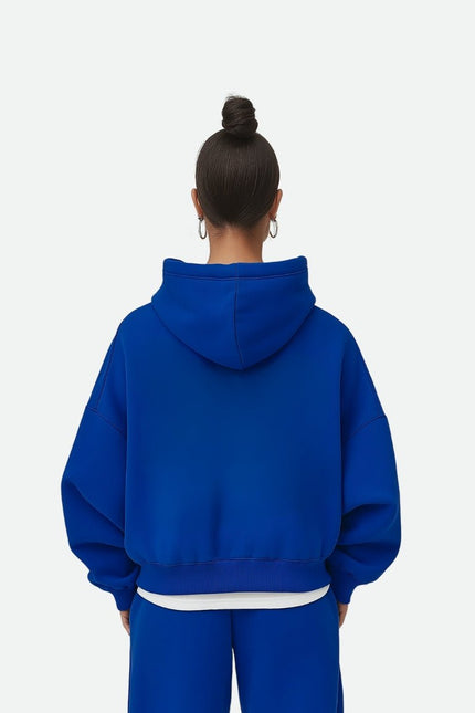 Logo oversize Hoodie - Royal Blue - Onceres™