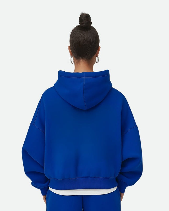 Logo oversize Hoodie - Royal Blue - Onceres™
