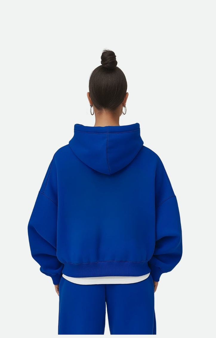 Logo oversize Hoodie - Royal Blue - Onceres™