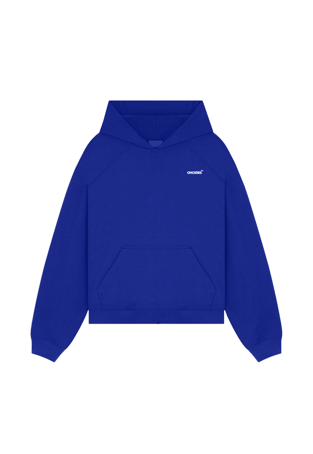 Logo oversize Hoodie - Royal Blue - Onceres™