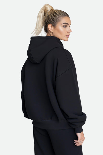 Logo oversize Hoodie - Schwarz - Onceres™