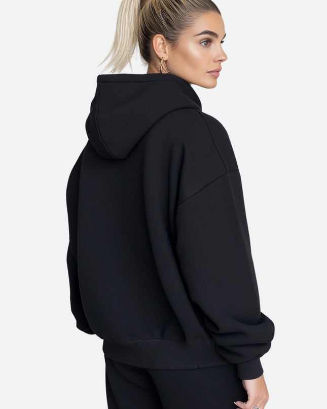 Logo oversize Hoodie - Schwarz - Onceres™