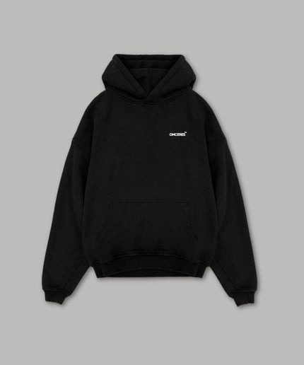 Logo oversize Hoodie - Schwarz - Onceres™