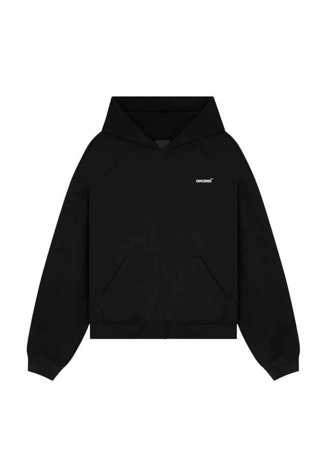 Logo oversize Hoodie - Schwarz - Onceres™