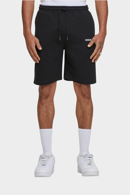Logo Short heavy Sweatpant Black - Onceres™