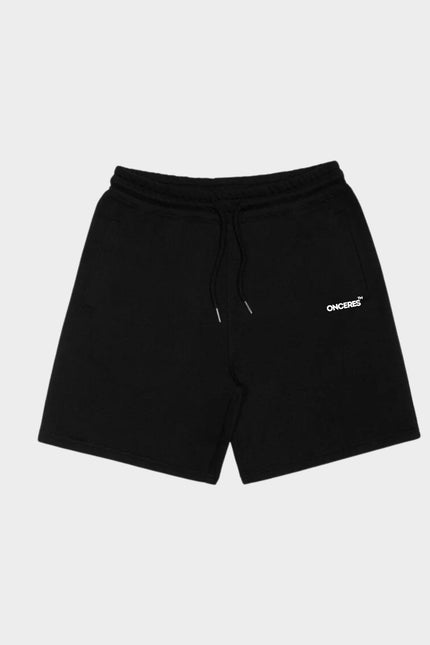 Logo Short heavy Sweatpant Black - Onceres™