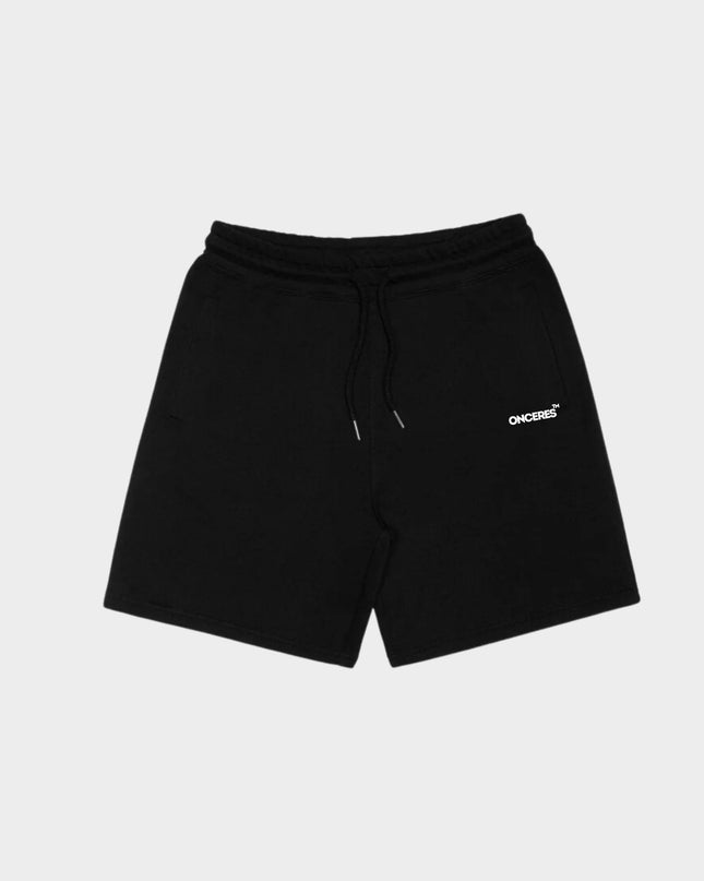 Logo Short heavy Sweatpant Black - Onceres™