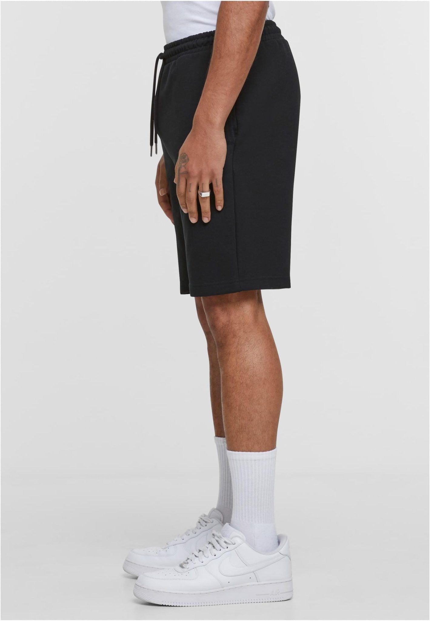 Logo Short heavy Sweatpant Black - Onceres™