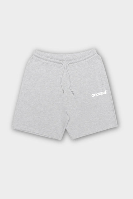 Logo Short heavy Sweatpant Grey - Onceres™