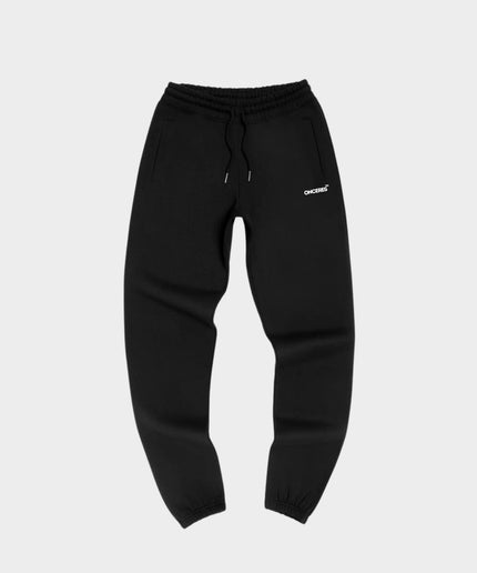 Logo Wide heavy Sweatpant Black - Onceres™