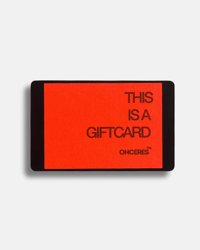 onceres Giftcard (PLASTIKKARTE) - Onceres™