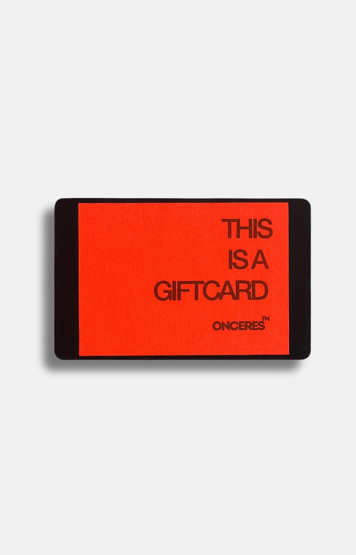 onceres Giftcard (PLASTIKKARTE) - Onceres™