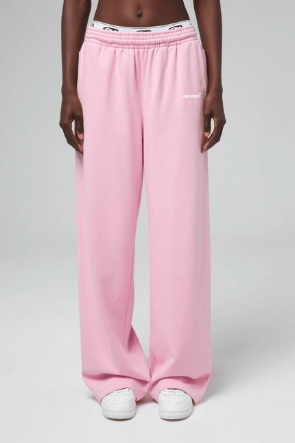 Open Leg Track Pants Pink - Onceres™
